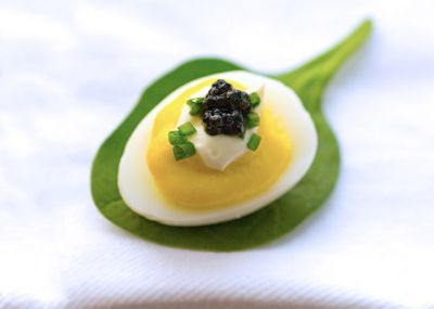 Quail Eggs with Caviar Recipe | D’Artagnan