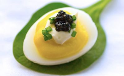 Quail Eggs with Caviar Recipe | D’Artagnan